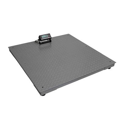 Floor Scale capacity 3000 kg / Readability 0,5 kg with LCD display and platform size 1200x1200 mm